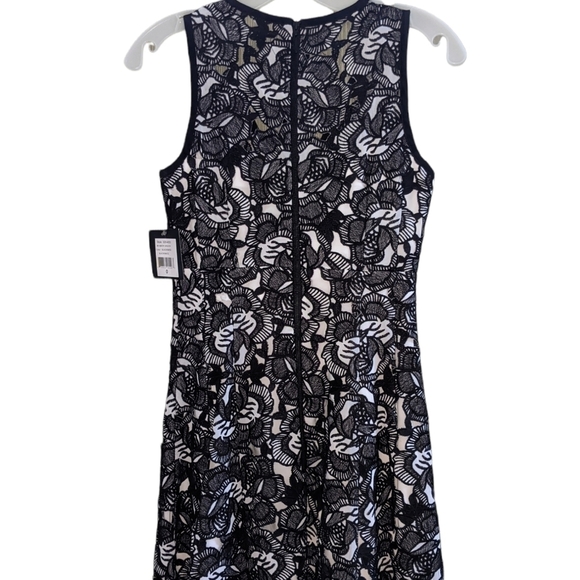 NEW Nanette Lepore Mi Amour Sheath Dress Embroidered Lace Overlay Size 0 - Picture 3 of 6